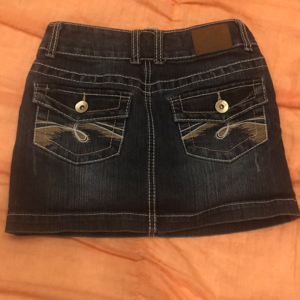 Justice blue jean skort - Picture 2 of 5